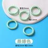 Taoma Macaron Pintura Anillo de Resorte Anillo Abierto de Metal Hebilla de Resorte Llavero DIY Cadena de Teléfono Móvil Hebilla de Conexión Redonda