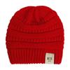 Gorro de bebé otoño e invierno Europa y Estados Unidos nuevo gorro de punto de lana para niños recién nacidos gorra con etiqueta MOK 16 colores
