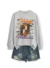 Howda halloween Amazon eBay sitio independiente casual y elegante nueva sudadera de cuello redondo para mujer de otoño e invierno