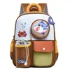 Mochila Escolar Estudante Novo Estilo Desenho Animado Cordeiro Mochila Infantil Bonita para Meninos e Meninas Bolsa Infantil Mochila Leve para Bebê