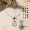 Pulseira Luminosa do Coelho de Jade do Meio do Outono Pulseira com Franja e Lanterna Estilo Antigo Corrente de Pulseira de Palácio Mais Fácil de Combinar Joia Presente para Mulheres