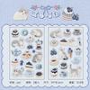 Pegatinas para Mascotas Yuxian, Disfruta del Dulce Momento, Patrón Impermeable Lindo de Mascota para Cuaderno, Pegatinas Decorativas DIY para Tarjeta Trasera de Teléfono Móvil