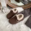 Zapatos Casuales de Piel Suave con Tacón Oculto y Suela Gruesa, Forrados de Felpa, para Mujer, Novedad Otoño Invierno 2026, Botas de Nieve, Zapatos de Algodón, Mocasines, Zapatos Peludos