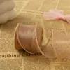 Stock Listo del Fabricante 4cm 10 Yardas Borde Liso Cola de Pez Ondulada Cinta de Hilo para Ramo de Flores Embalaje Cinta para Borde de Pastel Hecho a Mano DIY
