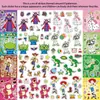8/16/24 Piezas de Pegatinas de Rompecabezas de Dibujos Animados de Toy Story para Cuadernos DIY Infantiles y Productos Educativos Transfronterizos