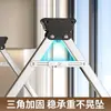 Tendedero Telescópico Ajustable para Balcón, Barra para Colgar Ropa sin Taladro, Tendedero de Acero Inoxidable para Colchas y Sábanas