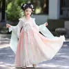 2026 Vestido Hanfu Estilo Chino para Niñas Primavera y Otoño Manga Larga Modelo Nuevo Traje Tang para Niña Pequeña Disfraz Antiguo Infantil Vestido Súper de Hada
