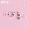 Plata Tailandesa Retro Creativa Hebilla Ot Botón de Plata S925 Botón para Pulsera DIY Collar Corazón con Alas