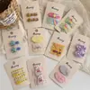 Accesorios para el Cabello de Encaje a Cuadros Florales Hechos a Mano Estilo Coreano Pinza para el Cabello Floral de Puntos Polares Pinza BB para el Cabello de Niña Dulce Fragmento Lateral para el Flequillo del Cabello