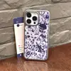 Flores Pequeñas Frescas de Pantalla Completa Adecuadas para iPhone 16 Pro Max Funda para Teléfono Móvil Galvanizada Apple 15 Cubierta Protectora de Pegamento 14