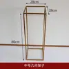 Nuevo Soporte de Flores para Guía de Carretera de Hierro Forjado Accesorios para Bodas Suministros Contenedor de Flores para Mesa Principal de Boda Base para Arreglos Florales Adorno Accesorios para Fotografía