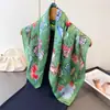 Pañuelo de Seda Estilo Francés con Estampado de Insectos, Pañuelo Cuadrado de Seda Sintética, Pañuelo Versátil para el Cuello, Pañuelo Cuadrado Pequeño, Pañuelo para la Cabeza, Pañuelo para Mujer