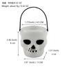 Frasco de Calabaza Cubo de Bruja Cubo de Diablo Morado Cubo de Monstruo Verde Frasco de Fantasma Blanco Calavera Halloween