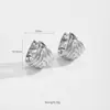 Pendientes de Concha Elegantes Europeos y Americanos Andy Wen, Pendientes Texturizados Únicos Estilo Francés, Joyería de Moda con Diseño Retro para Mujer