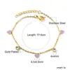 Pulseras Populares Europeas y Americanas, Lindos y Dulces Colgantes de Mariposa y Libélula con Pulseras de Diamante Blanco, Venta Directa de Fabricantes de Joyería de Acero Inoxidable