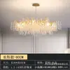 Lustre de cristal para sala de estar, decoração de iluminação elegante e luxuosa, nova luminária principal, lustre estilo francês para sala de jantar, luminária de cristal para sala de estar