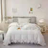 Talla US comercio exterior transfronterizo exportación Amazon estampado floral exquisito estilo pastoral juego de cama con volantes