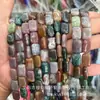 10x14 Pedra Natural Cristal Ágata Retangular Lisa Contas DIY Pulseira Colar Acessórios de Joias Produtos Semi-Acabados Atacado
