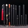 Tubo de incienso de ébano tubo de incienso roscado barril de incienso caja de incienso superficie lisa tallado boca de extracción tornillo juego de incienso de Buda de madera Venta al por mayor