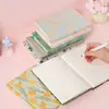 Cuaderno con sello de área escénica A5 tela jacquard bordada floral cultural y creativo cuaderno A5 portátil tapa dura bloc de notas hecho a medida