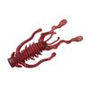 Black Pit Camarão Flutuante Camarão Ned Camarão Falso Isca Luya Pacote com 10 6cm1,9g Importado TPE Camarão Flutuante Multi-pernas