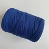 Hilo Plano de Algodón Peinado Han Meiya Tejido a Mano Hilo en Tira Hilo Hueco Cinta 250g Venta al por Mayor de Fábrica