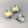 Ventas Directas de Fábrica de Tiradores de Cristal de Lujo Ligero, Tiradores para Cajones y Puertas de Gabinete, Tiradores con Base de Latón, Tiradores Pequeños de Cristal para Puertas de Armario