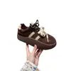 Zapatillas de mujer con plataforma gruesa, que aumentan la altura, con cordones, zapatillas de entrenamiento retro alemanas versátiles, nueva colección otoño 2026, zapatillas deportivas y casuales populares para mujer