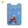 Regalos pequeños de Halloween al por mayor Regalos pequeños de Navidad Adhesivo trasero de Lycra para teléfono móvil Juego de tarjetas de regalo para identificación