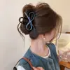 Pinza para el pelo con lazo de malla para mujer, Pinza de alta gama 2026 estilo nuevo para cabello grueso, Pinza de tiburón para la parte posterior de la cabeza, Accesorio para el pelo de verano