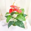 Tortuga de Bambú Simulado Estilo Nórdico Sala de Estar Plantas Hidropónicas Grandes Adornos de Plantas Verdes Adornos de Decoración de Cuatro Estaciones Planta Verde de Piso