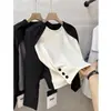 Camiseta estilosa de manga longa raglan, segunda pele para mulheres, primavera e outono, plus size, amiga de pessoas com sobrepeso, única, top que cobre a barriga