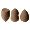 Kit de Esponjas de Maquiagem: Formato de Gota d'Água, Esponja de Maquiagem que Não Absorve Pó, Aplicador tipo Cushion, Esponja de Maquiagem, Kit de Esponjas, Pó Fixador, Base Líquida