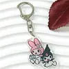 Llavero de Acrílico de Dibujos Animados Sanrio Lindo Gato KT Perro Pacha Colgante para Bolsa Accesorios Hechos a Mano DIY Venta al por Mayor