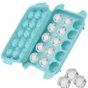 Ventas Directas de Fábrica Moldes para Cubitos de Hielo Transfronterizos para Charolas de Hielo Caseras, Charolas de Hielo Rectangulares y Esféricas con Tapas