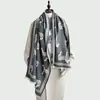 Novo Lenço de Zebra para Mulheres no Outono e Inverno, Xale de Escritório de Alta Qualidade, Versão Coreana, Versátil, Lenço Espessado e Quente