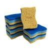 Esponja de Limpieza, Paño para Lavar Platos, Algodón de Pulpa de Madera, Bloque de Esponja de Pulpa de Madera Absorbente en Forma de Onda para Cocina Doméstica
