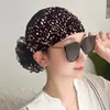Chapéu Turban Respirável de Verão para Mulheres, Chapéu Floral da Moda, Estilo Quente Versátil Retrô Transfronteiriço para Transmissão ao Vivo Dropshipping