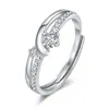 Anillos de Pareja Alma Gemela, Anillos Ajustables de Lujo Ligero de Gama Alta, Regalo para Novio/Novia en Aniversario o Cumpleaños