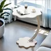 Sofá de Sala de Estar Mesa Lateral Simples Mesa de Cabeceira Formato de Pétala Mesa de Nuvem para Varanda Mesa de Jantar Pequena Simples Estante de Armazenamento Atacado
