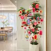 Festival de Primavera 2027 Plantas Decorativas Bonsái Plantas Verdes Adornos Colgantes Año del Cordero Arreglo de Año Nuevo Adornos Colgantes Creativas Plantas en Maceta Año Nuevo