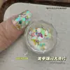 Celebridad de Internet Parche Láser con Lentejuelas Grandes Brillo para Uñas Pegamento Decoración Uñas con Lentejuelas Mixtas Joyería para Uñas