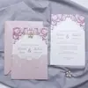 Convite de casamento estilo europeu convite de casamento vazado cartão de felicitações criativo cartão de convite para festa convite de negócios de alta qualidade