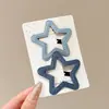 Pasador de Estrella y Nube para Mujer, Pinza para Flequillo Lateral, Pinza Bb para la Parte Posterior de la Cabeza, Accesorio para el Cabello Simple y Elegante en Color Azul Denim