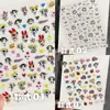Pegatina de Arte para Uñas con Relieve Estéreo de Chicas Superpoderosas de Dibujos Animados, Pegatina Decorativa para Uñas DIY para Taza de Agua, Teléfono Móvil