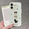 Aplicável à capa de celular iPhone 18 Pro Max Apple 17 Pro fofa à prova de quedas 16 Europeia e Americana 15 Pro Três Gatinhos