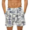 Color de verano europeo nuevo pantalón de playa color punto degradado impresión 3D pantalón de playa para hombre outlet de fábrica