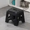 Banqueta Pequena Dobrável para Exterior, Tapete de Pesca, Cadeira Portátil para Estudante de Arte, Acampamento, Plástico Espesso e Elevado, Banqueta Alta