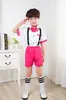 Disfraz de Coro Infantil para el 1 de Junio Pantalón con Tirantes para Niño Traje Vestido Disfraz para Actuación de Recitación de Poesía Infantil