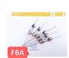 Fusible de tubo de vidrio de 5 x 20 mm con tapa simple y cable conductor, fusible de vidrio, tubo fusible